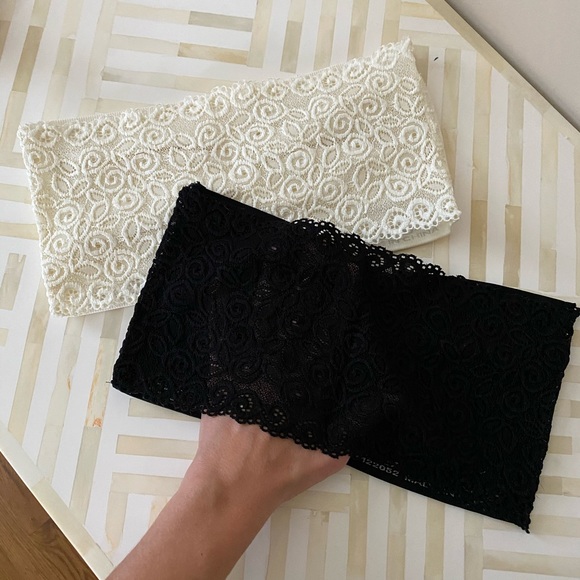 Coobie Strapless Lace Back Bandeau - Picture 2 of 5